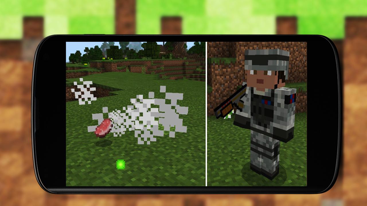 Modern Weapons MCPE Mods