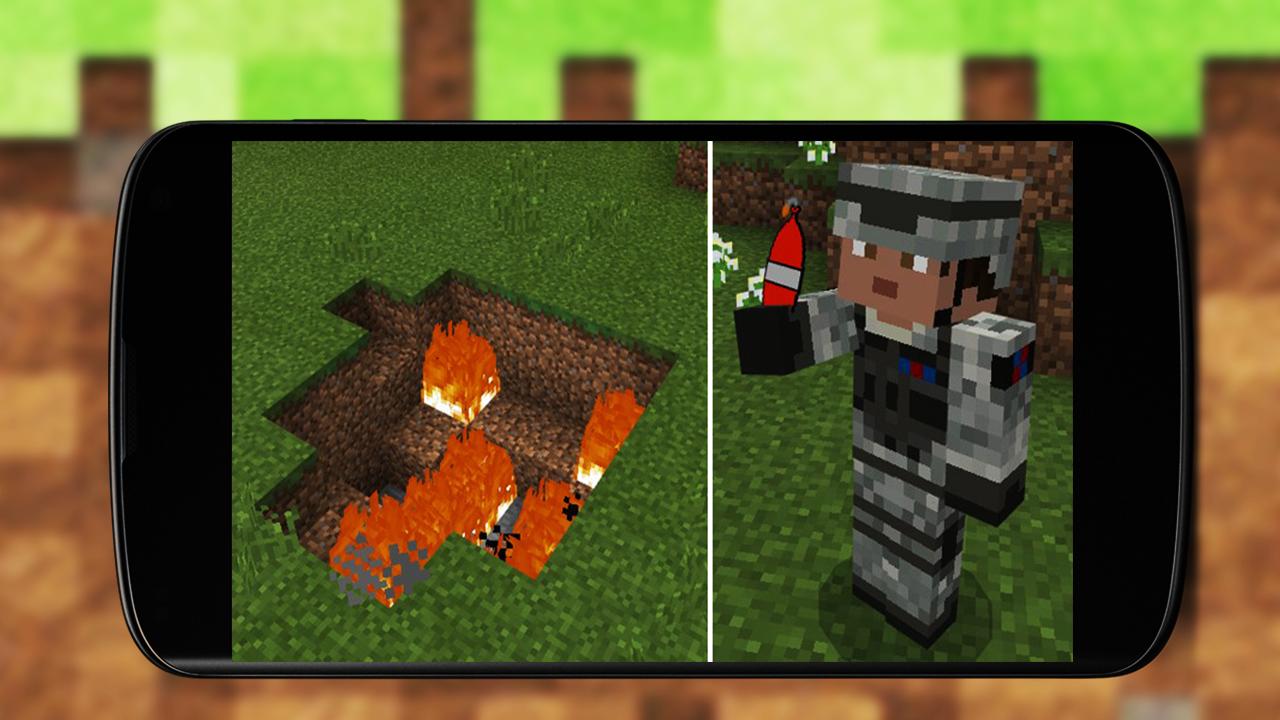 Modern Weapons MCPE Mods