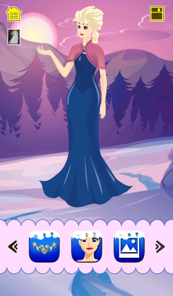Frozen Princess Dress up