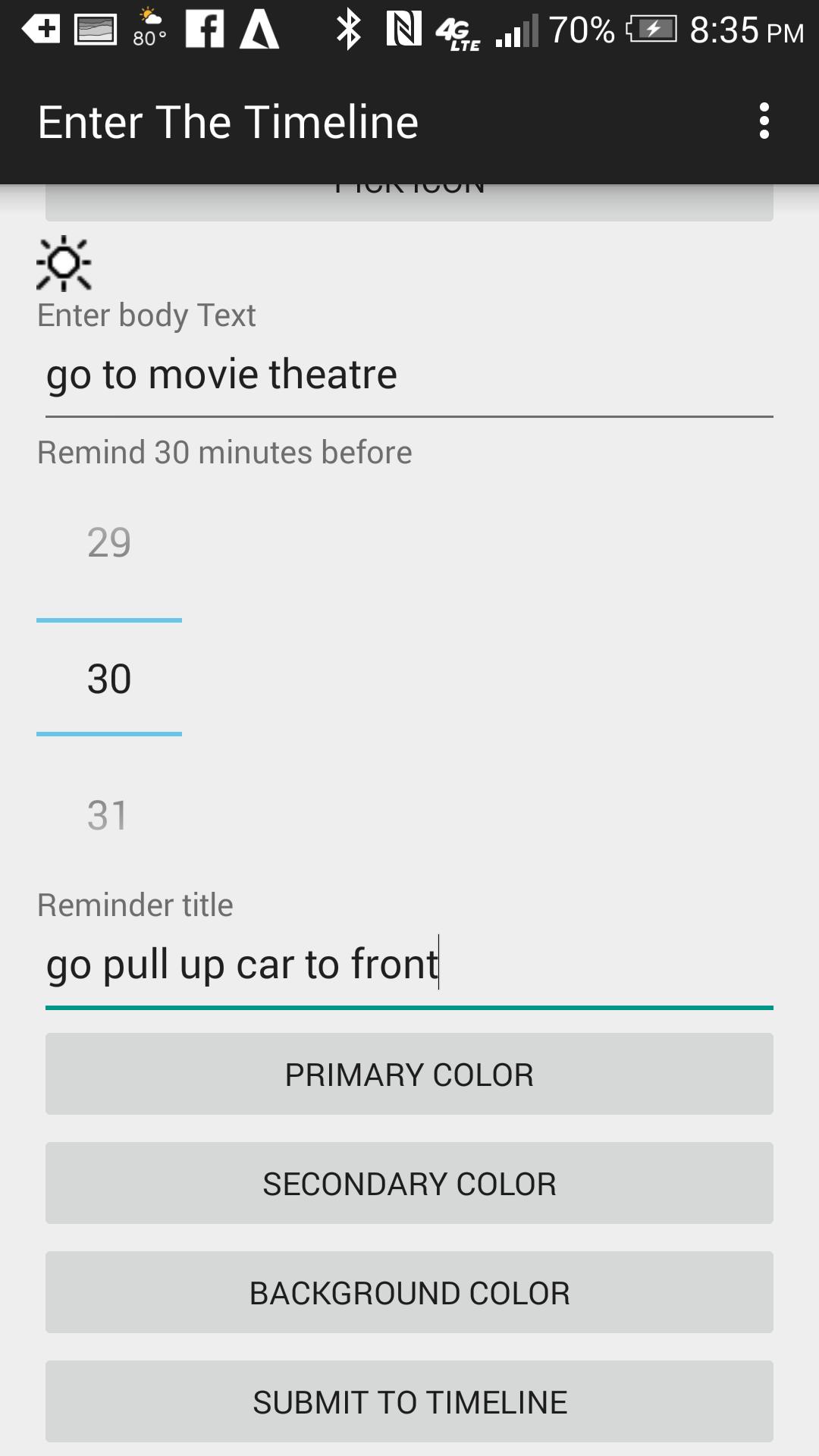 Enter The Timeline for Pebble