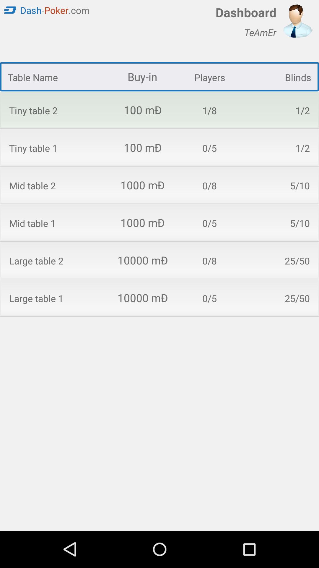 Dash Poker - Texas Holdem Poker (Unreleased)