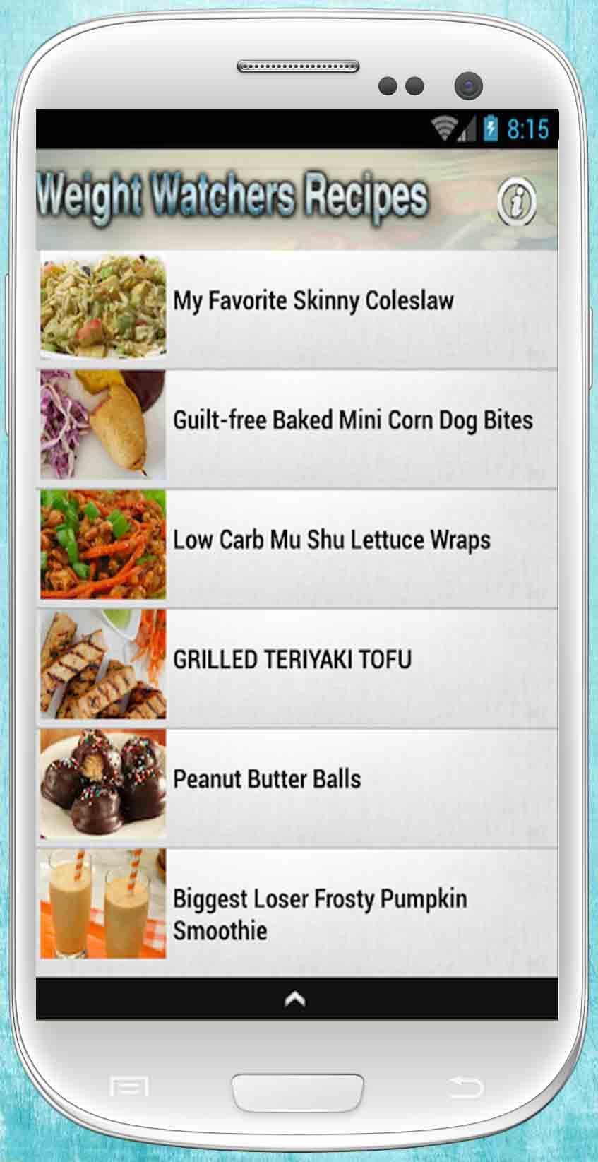 Recipes for weight watchers