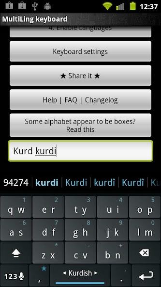 Kurdish Keyboard Plugin