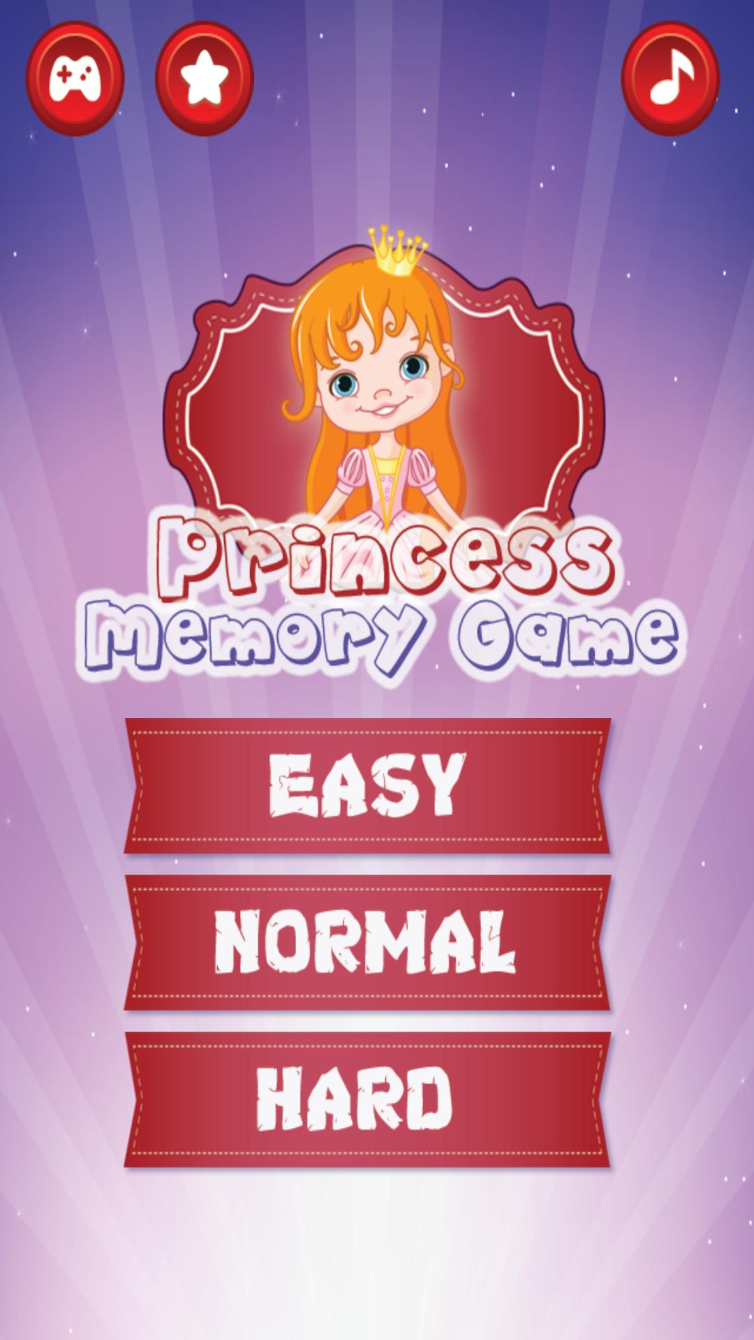 Princess Memory Game