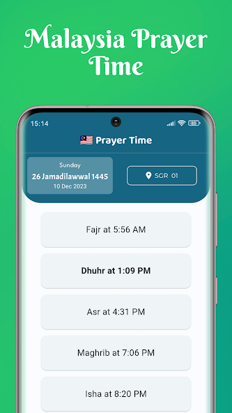 Malaysia Prayer Time 2025
