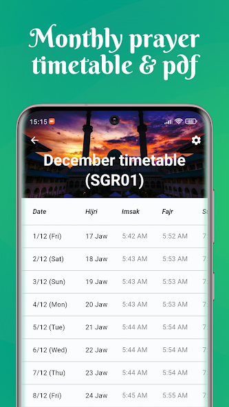 Malaysia Prayer Time 2025
