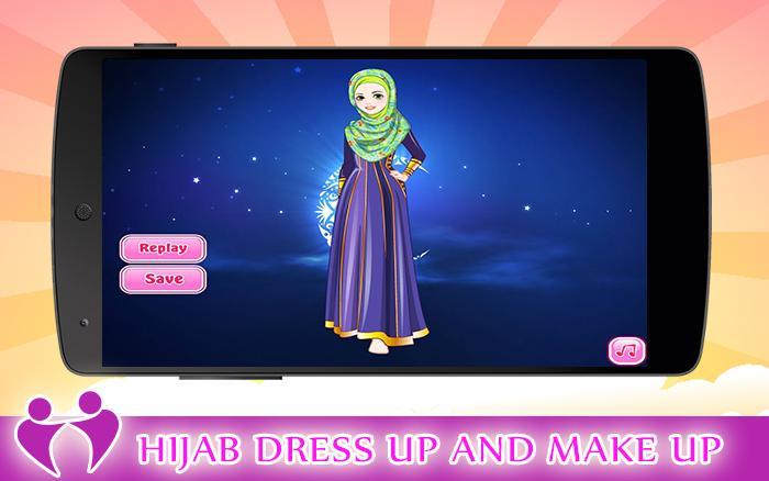 Hijab Dress Up and make Up