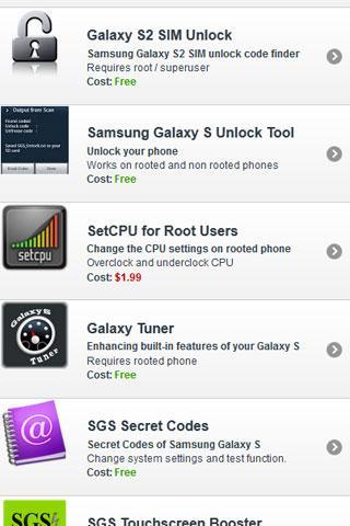 Galaxy S Best Apps