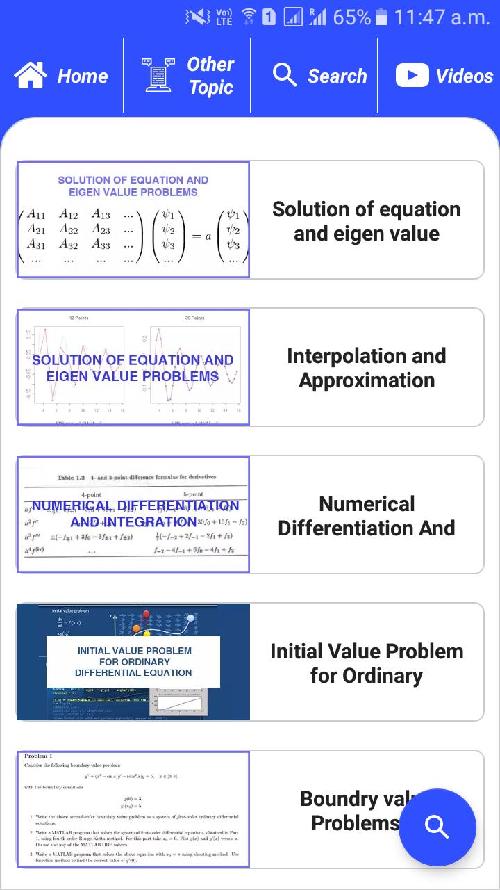 Numerical Methods & Analysis