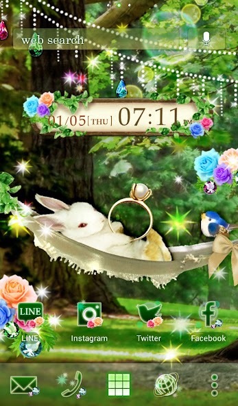 Cute Theme Rabbit's Nap