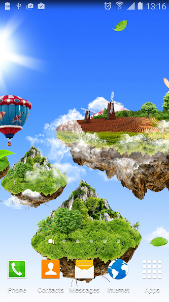 Flying Islands Live Wallpaper