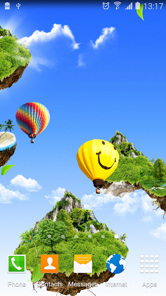 Flying Islands Live Wallpaper