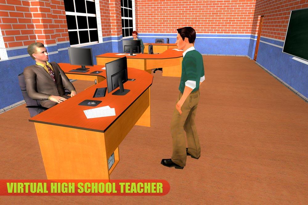 Virtual High School Teacher Life Simulator