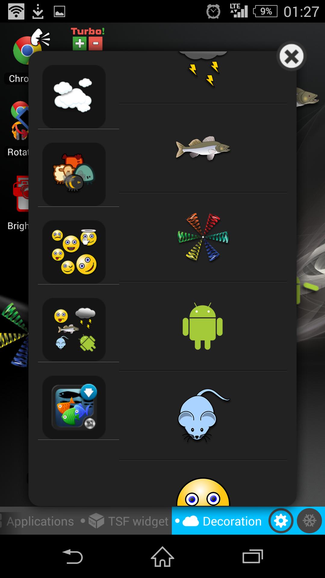 Pendants TSF Shell Animated