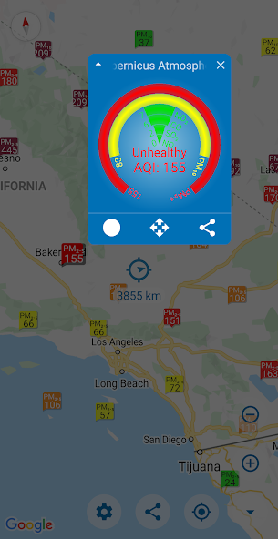Air quality app & AQI widget