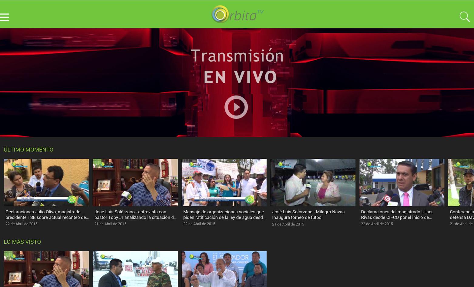 OrbitaTV for Tablets