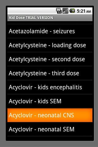 Kid Dose (Trial Version)
