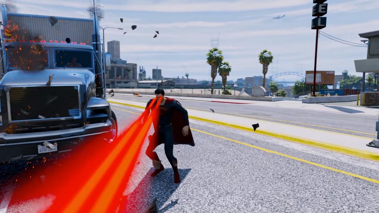 Flying Superman Simulator 2018