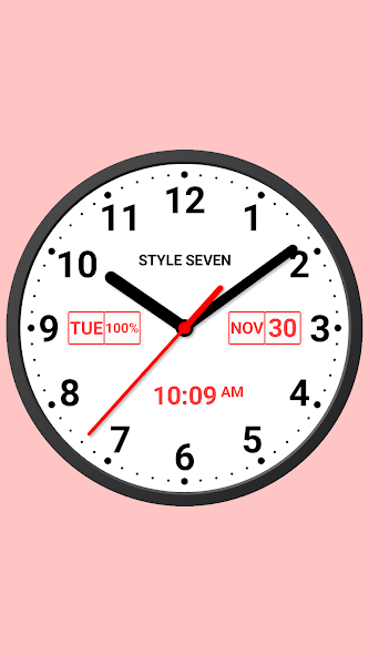 Light Analog Clock-7