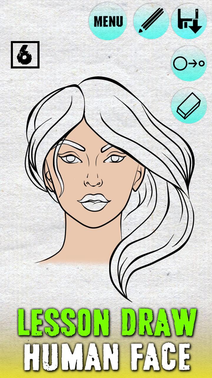 Lesson Draw Human Face