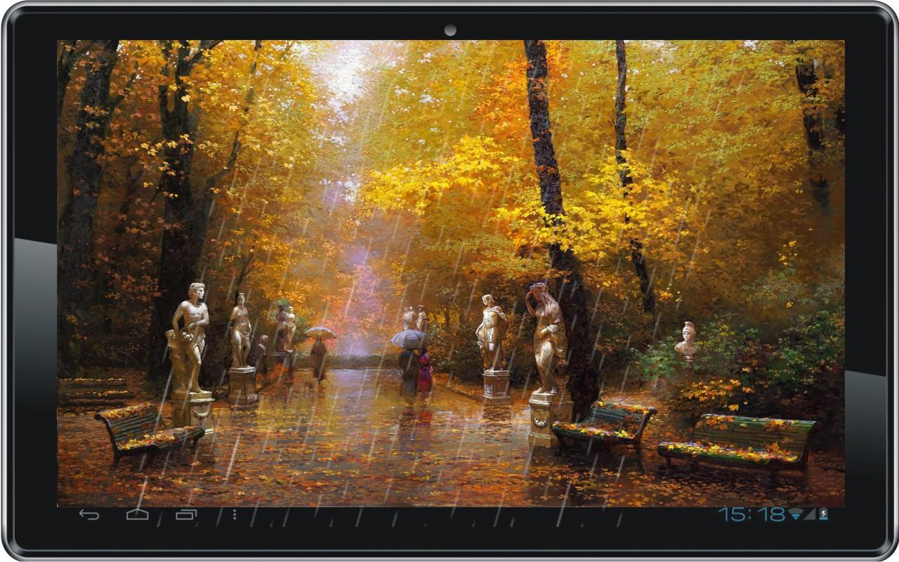 Autumn Rain live wallpaper