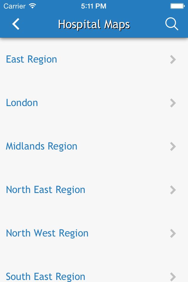 Hospital Map App