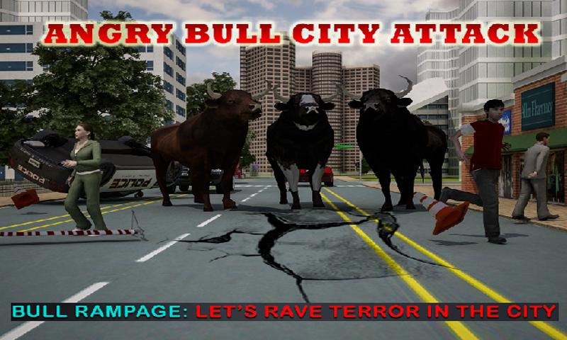 Angry Bull City Attack