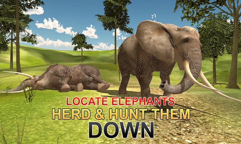 Angry Elephant Hunter 3D