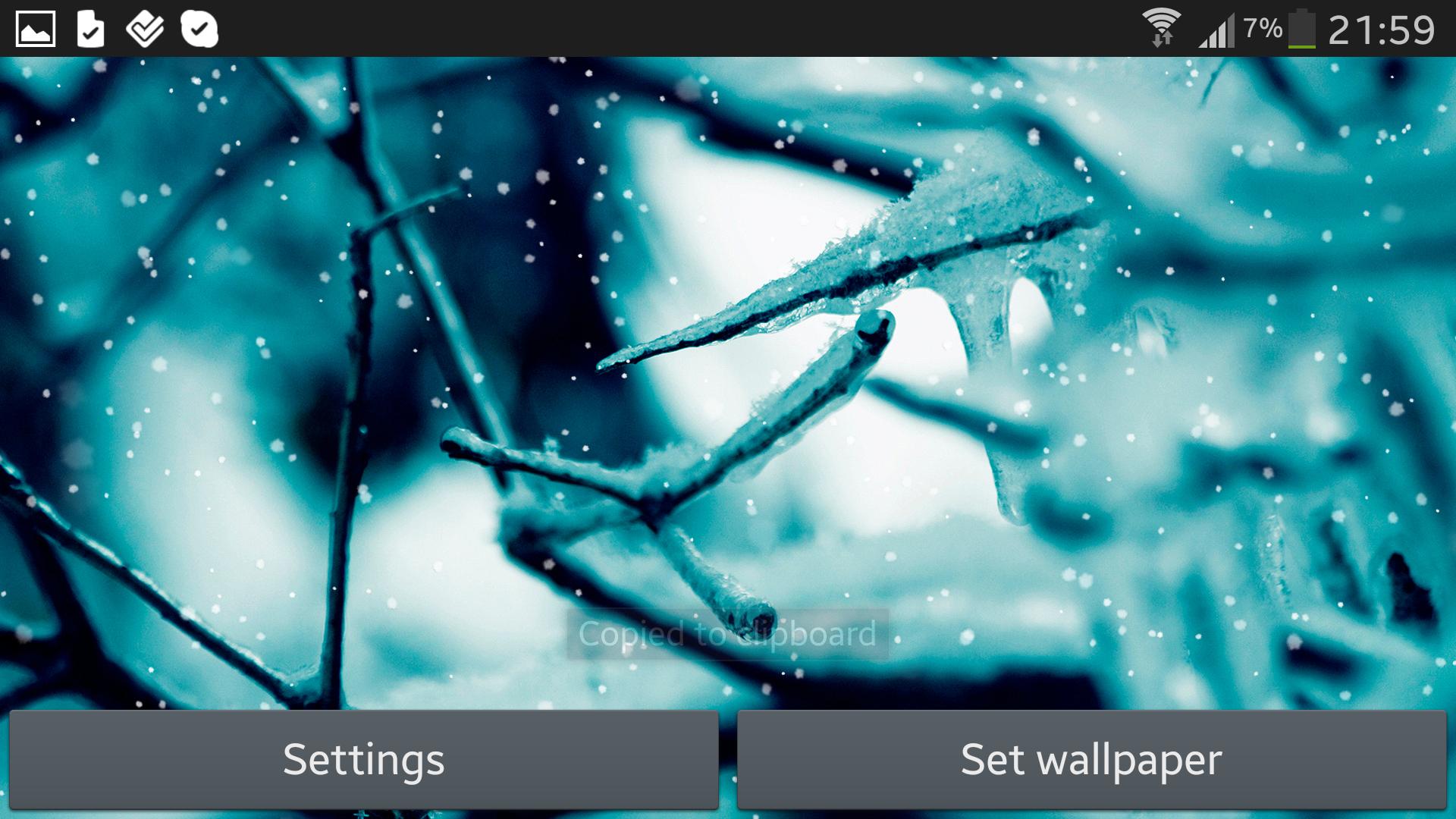 Snowfall Live Wallpaper Free