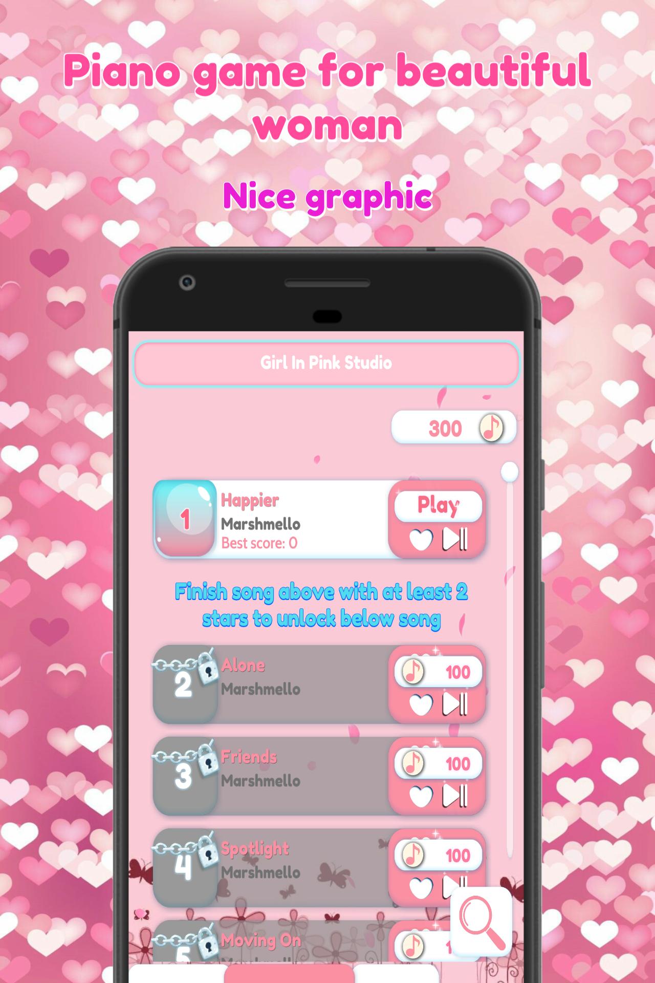 Marshmellow Happier Piano Tiles Pink 2019