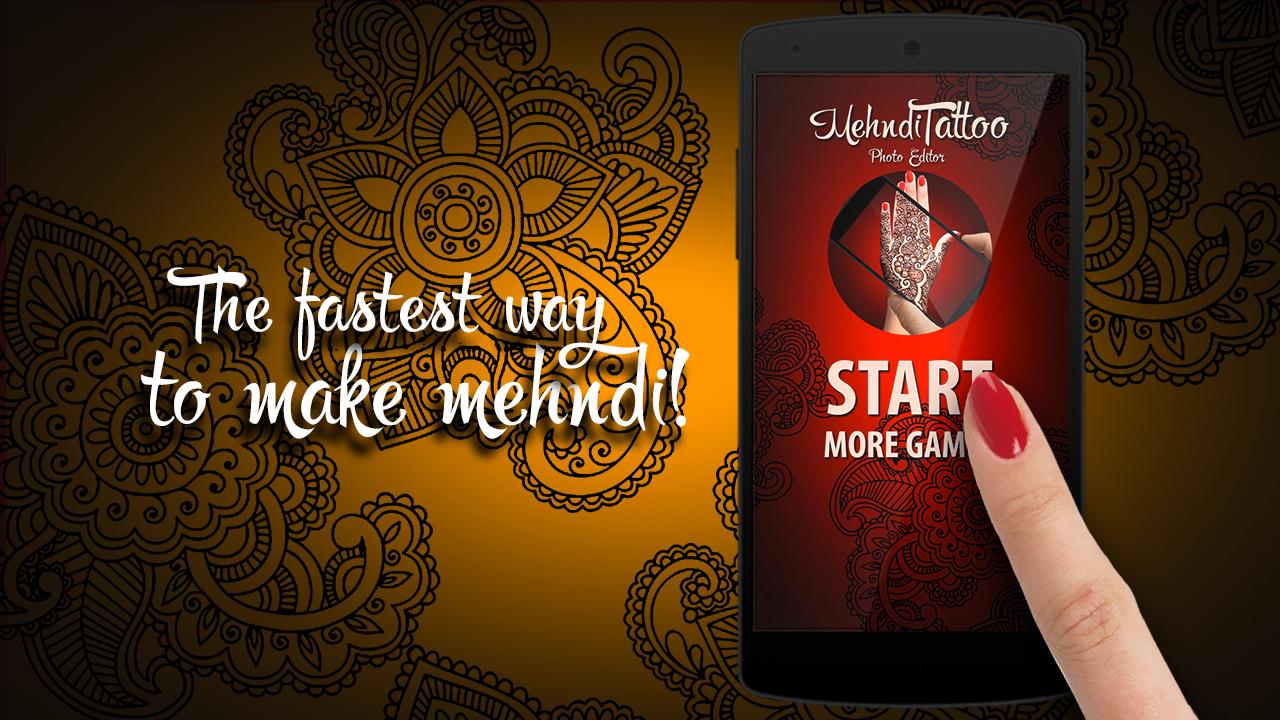 Mehndi Tattoo. Photo Editor