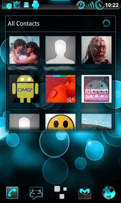 GOWidget Theme ElecCyan-Free