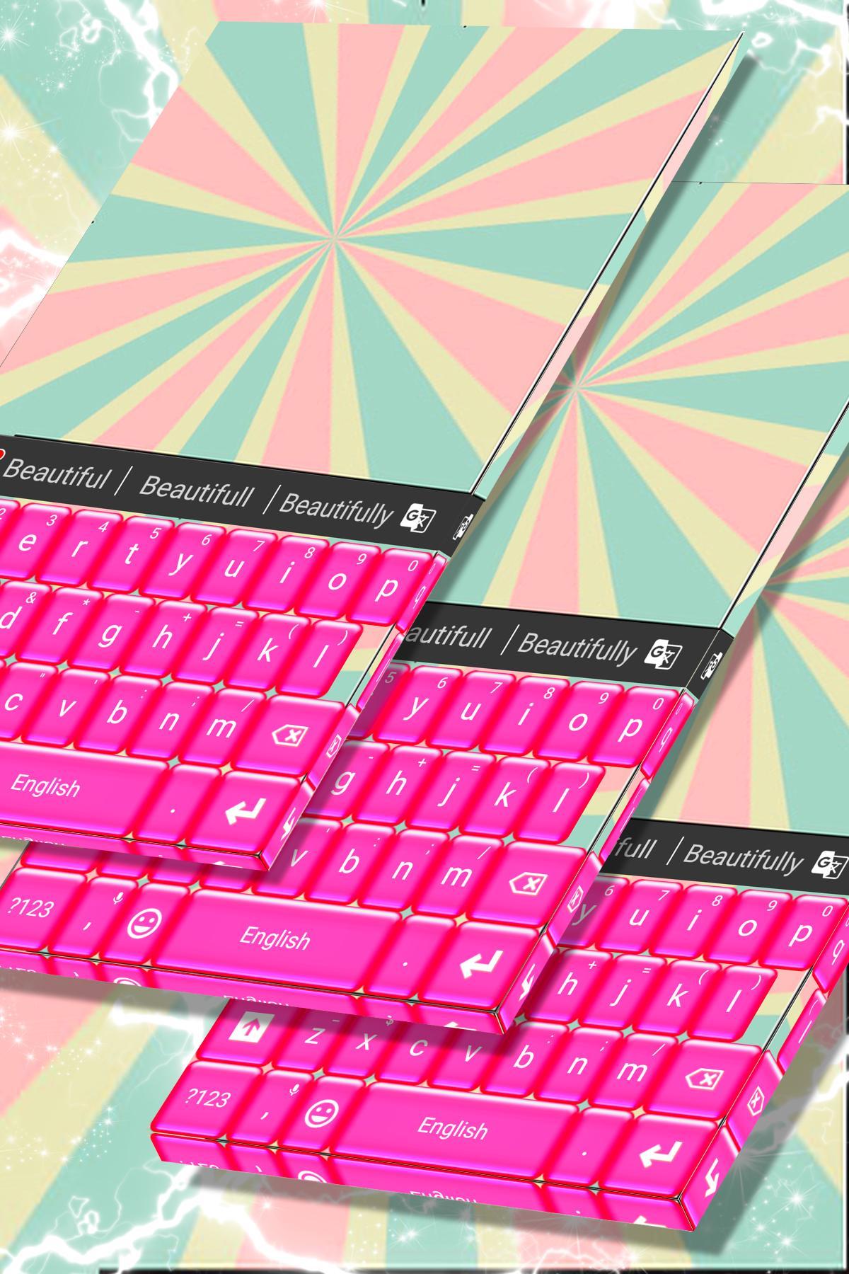 Pink Candy Theme for Keyboard