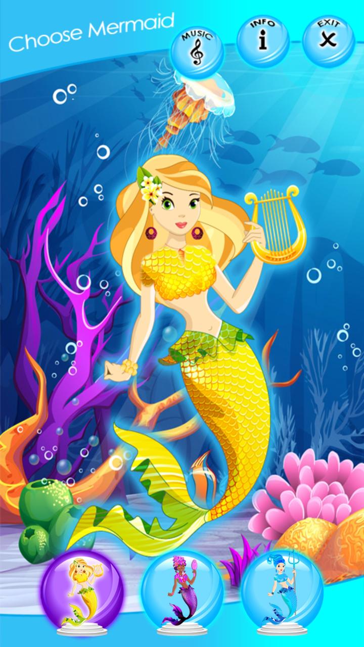 Princess Mermaid Dress Up Game