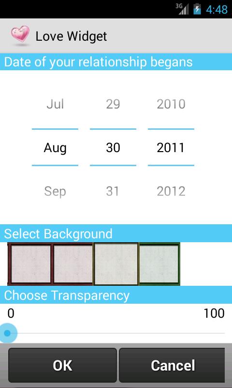 Love Days Counter Widget