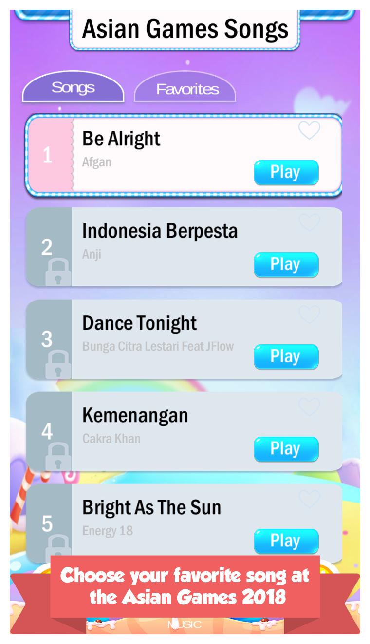 Asian Games Songs Piano