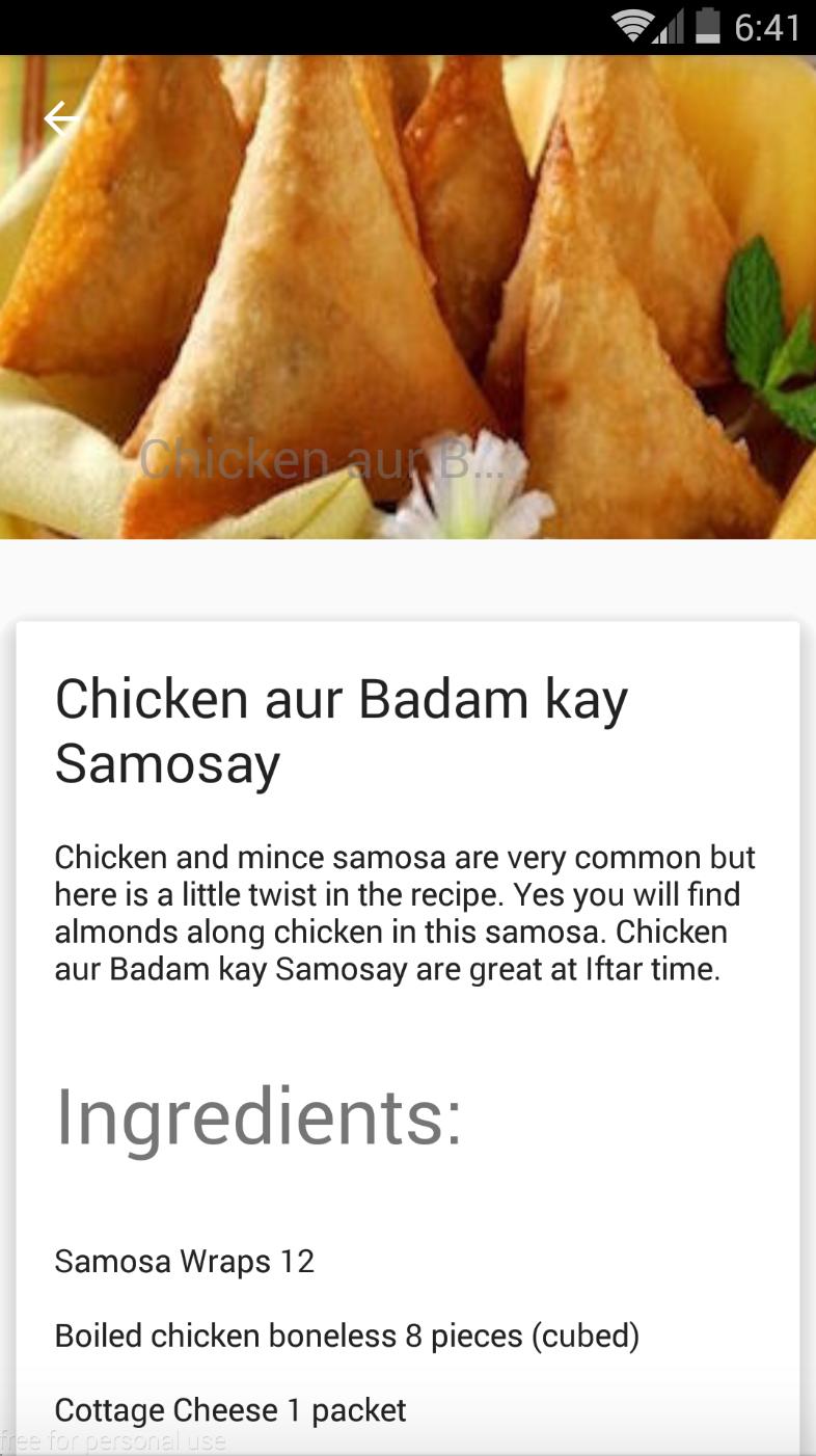 Indian food recipes