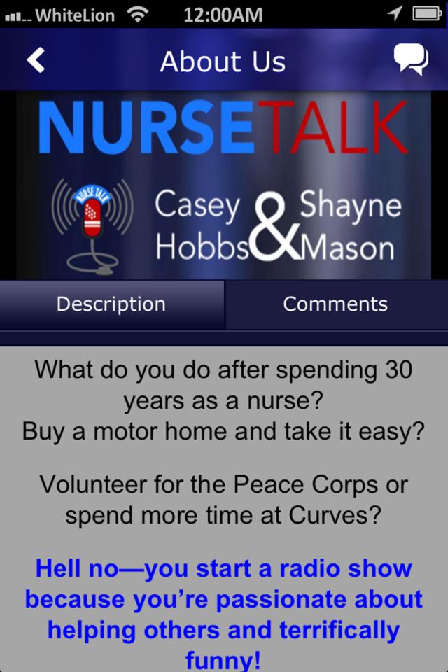 Nurse Talk Radio Show & Blog
