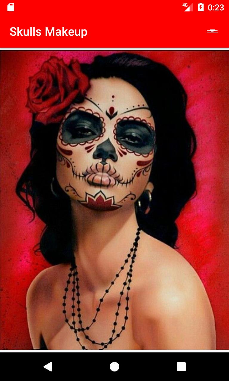 Day of the Dead Skull Makeup