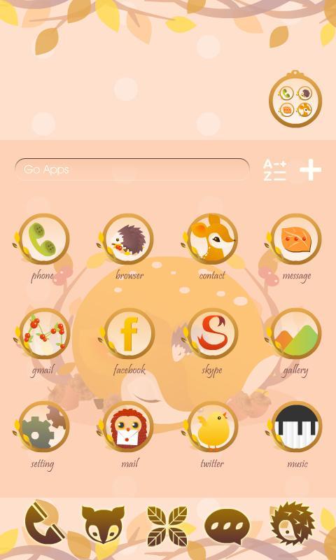 (FREE) Dear Deer GO Theme