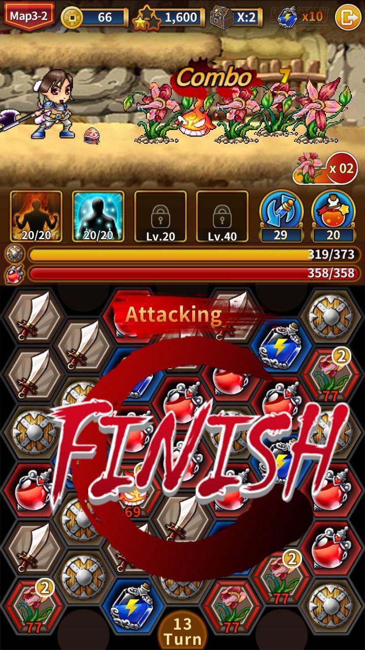 Ghost Soul Saver Puzzle RPG