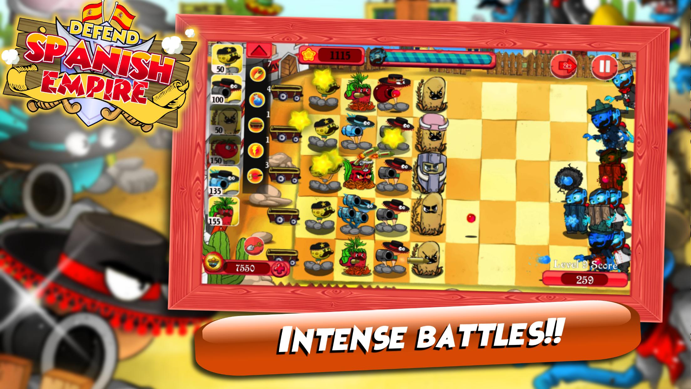 Defend Spanish Empire PvZ