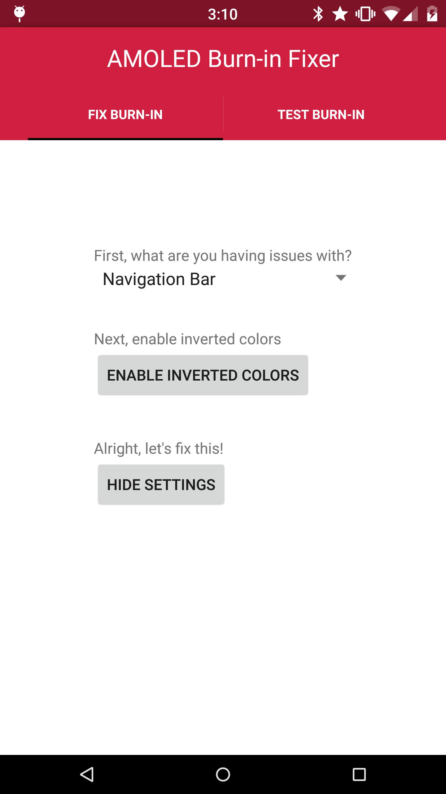 AMOLED Burn-in Fixer