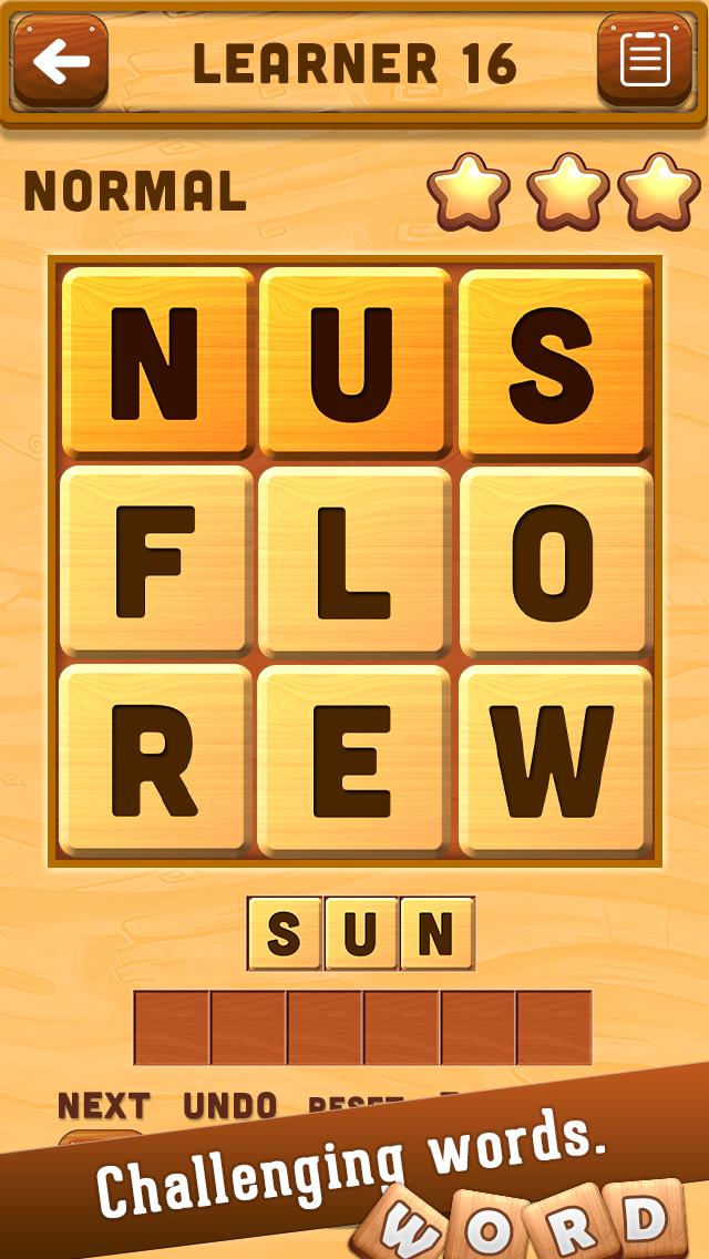 Word Crush : Swipe Hidden Words