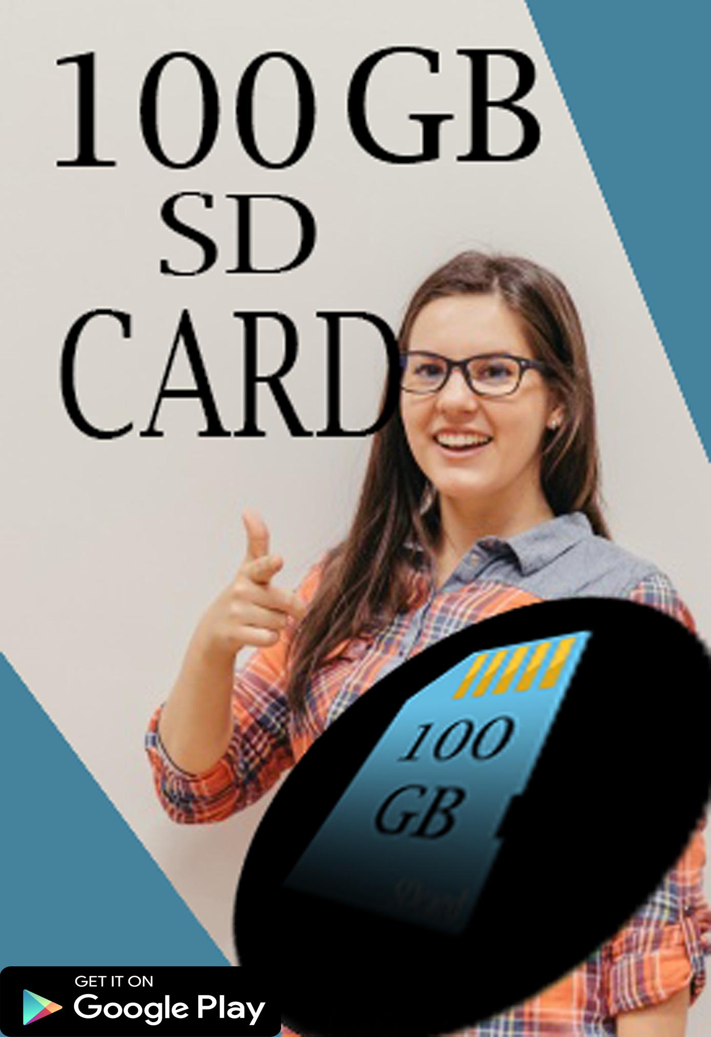 100 GB SD Card storage