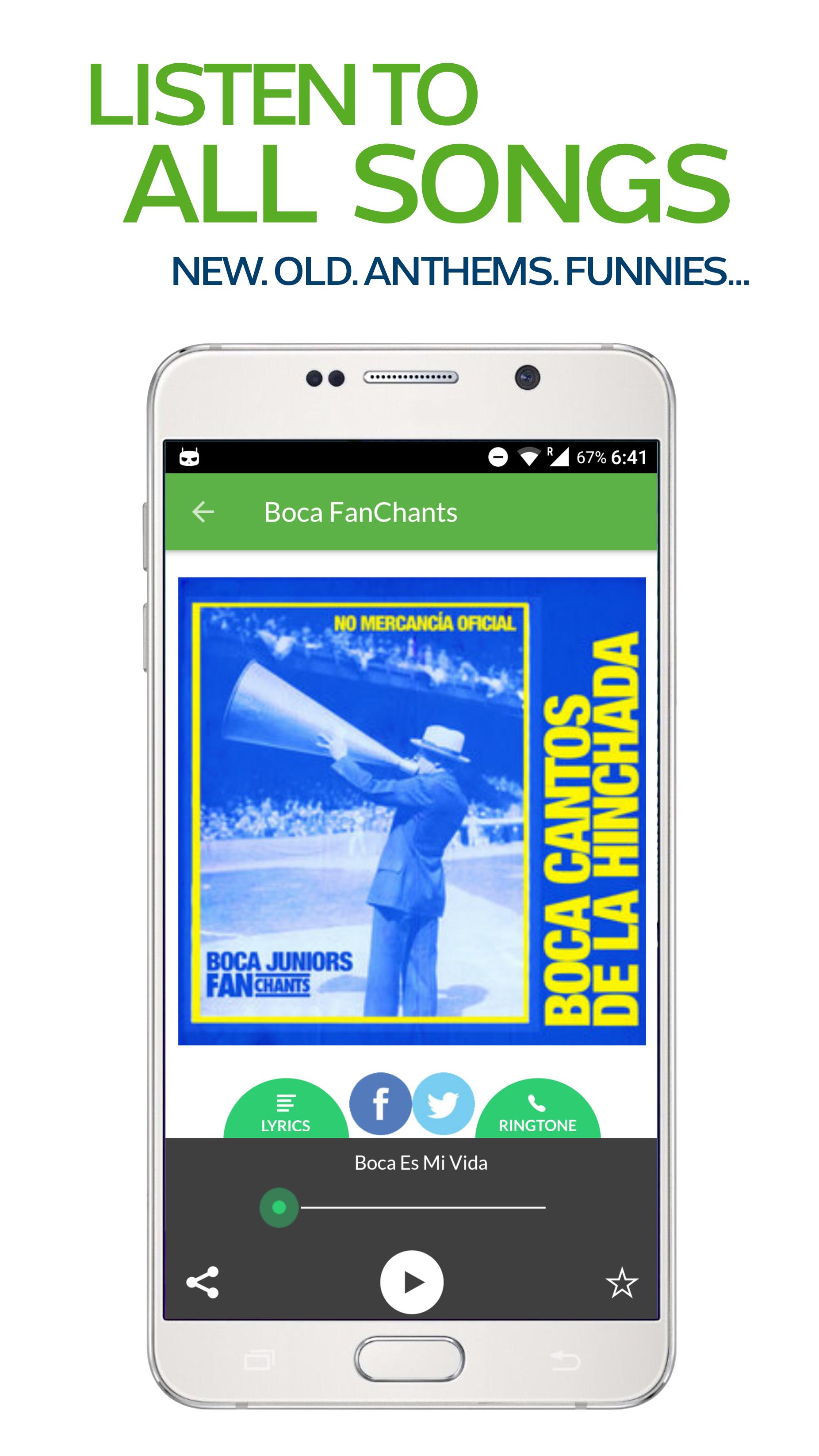 FanChants: Boca Fans Songs & C