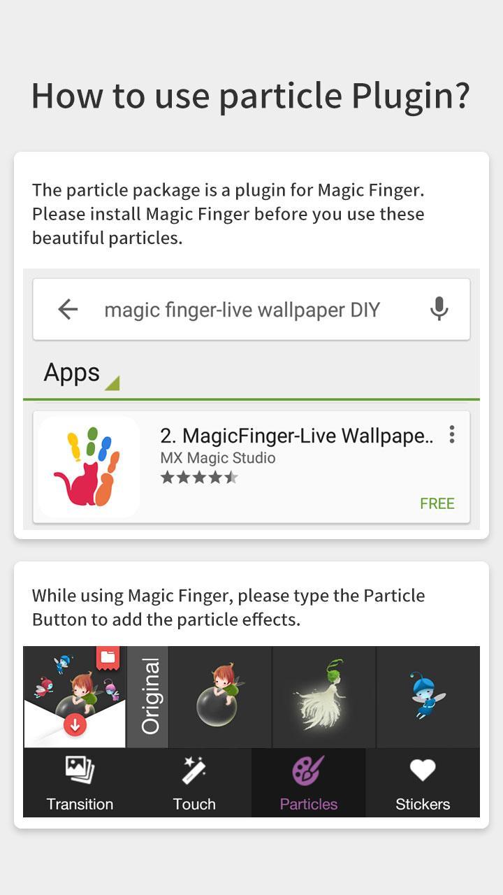 Fairy - Magic Finger Plugin