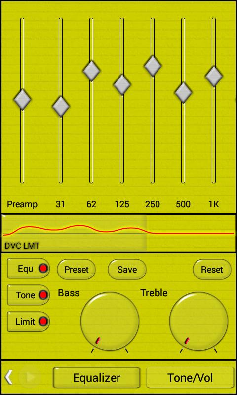 Poweramp Skin Yellow Minimal