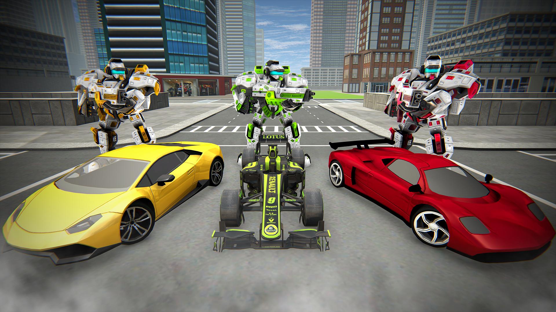 Transform Car Robot Game : Formula Car Robot War
