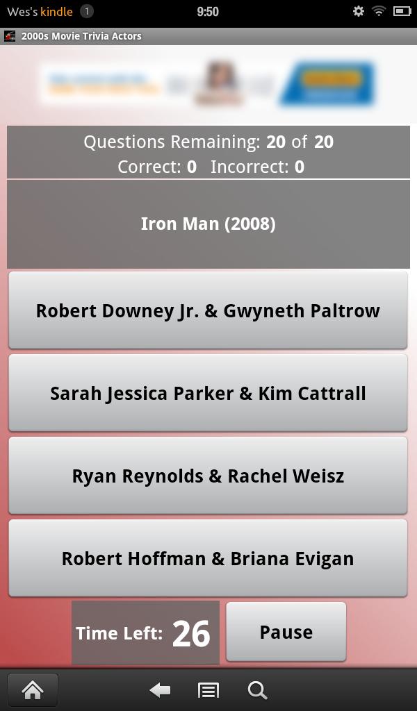 2000s Movie Trivia: Actors